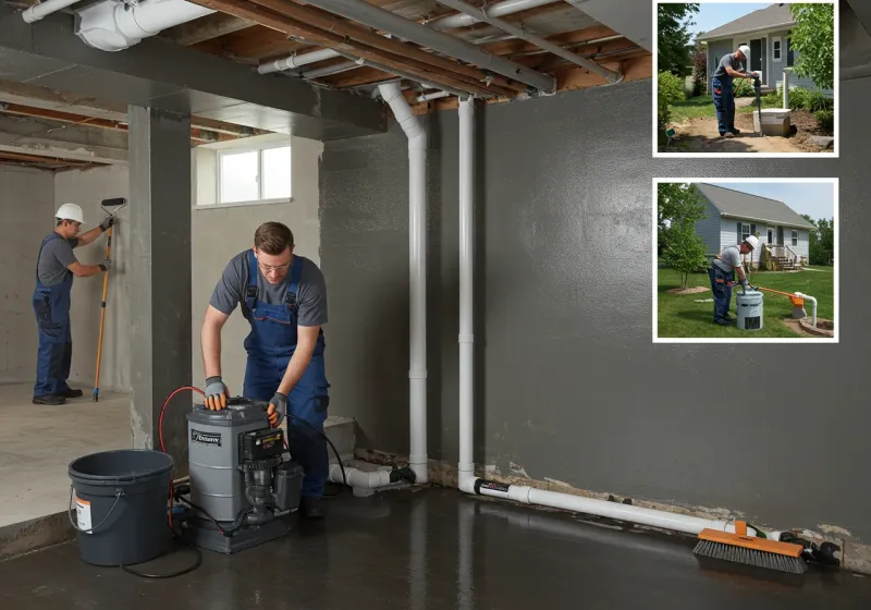 Basement Waterproofing and Flood Prevention process in Crothersville, IN